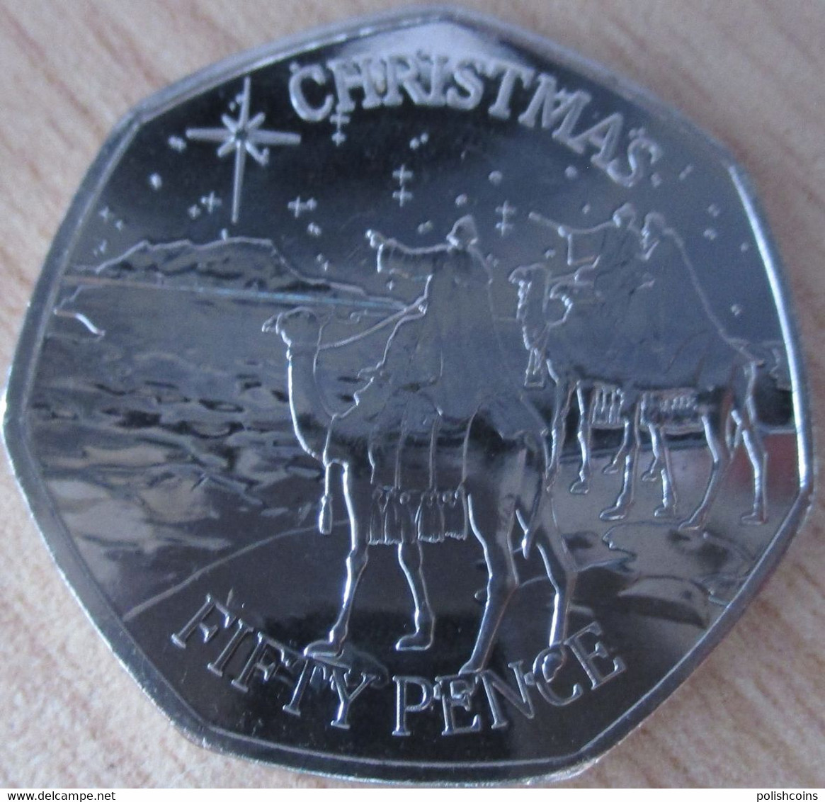 GIBRALTAR 2022 Christmas 50 Pence UNC #bgrey - Gibraltar