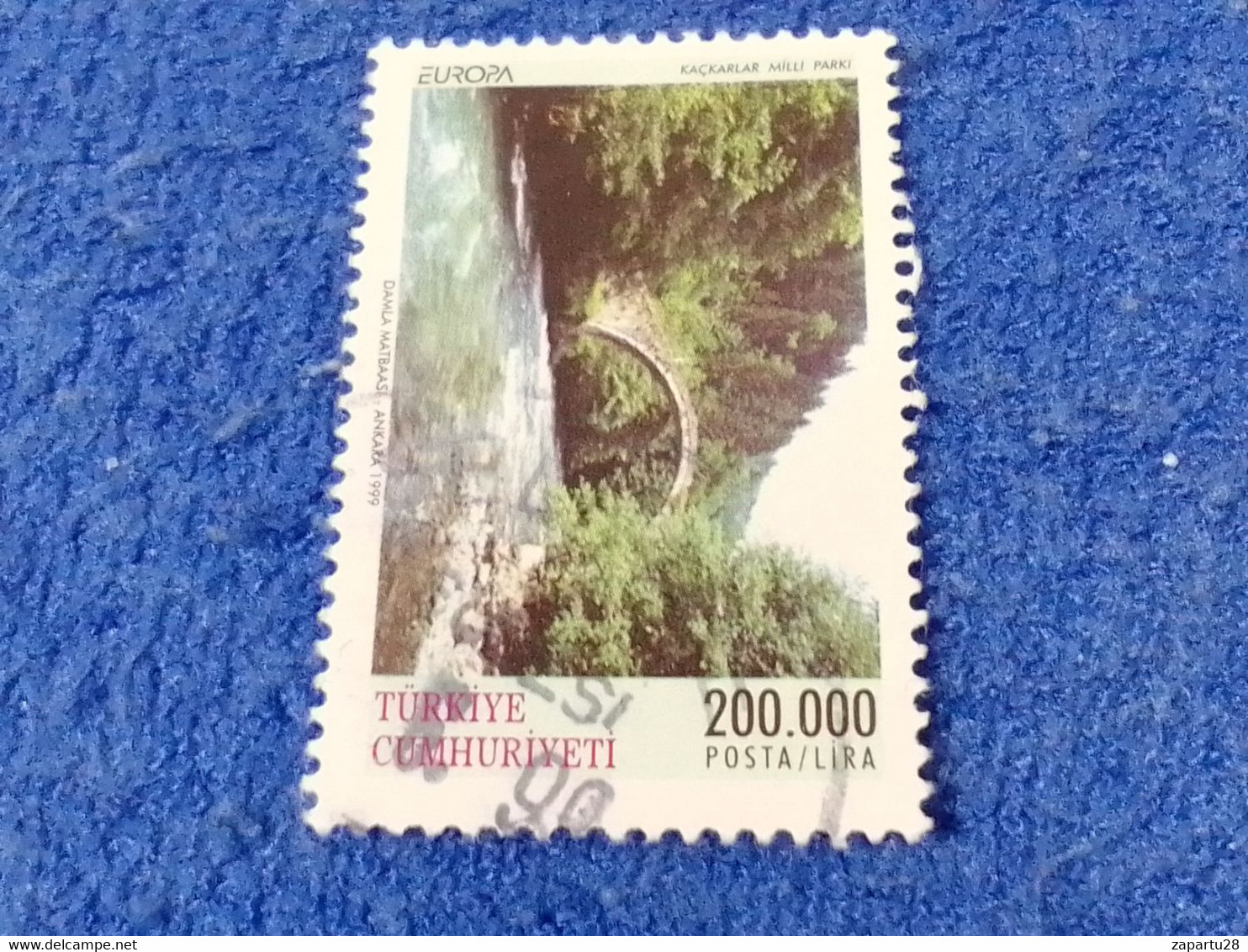 TÜRKEY--1990-00    200.000LİRA..   E-CEPT    DAMGALI - Used Stamps