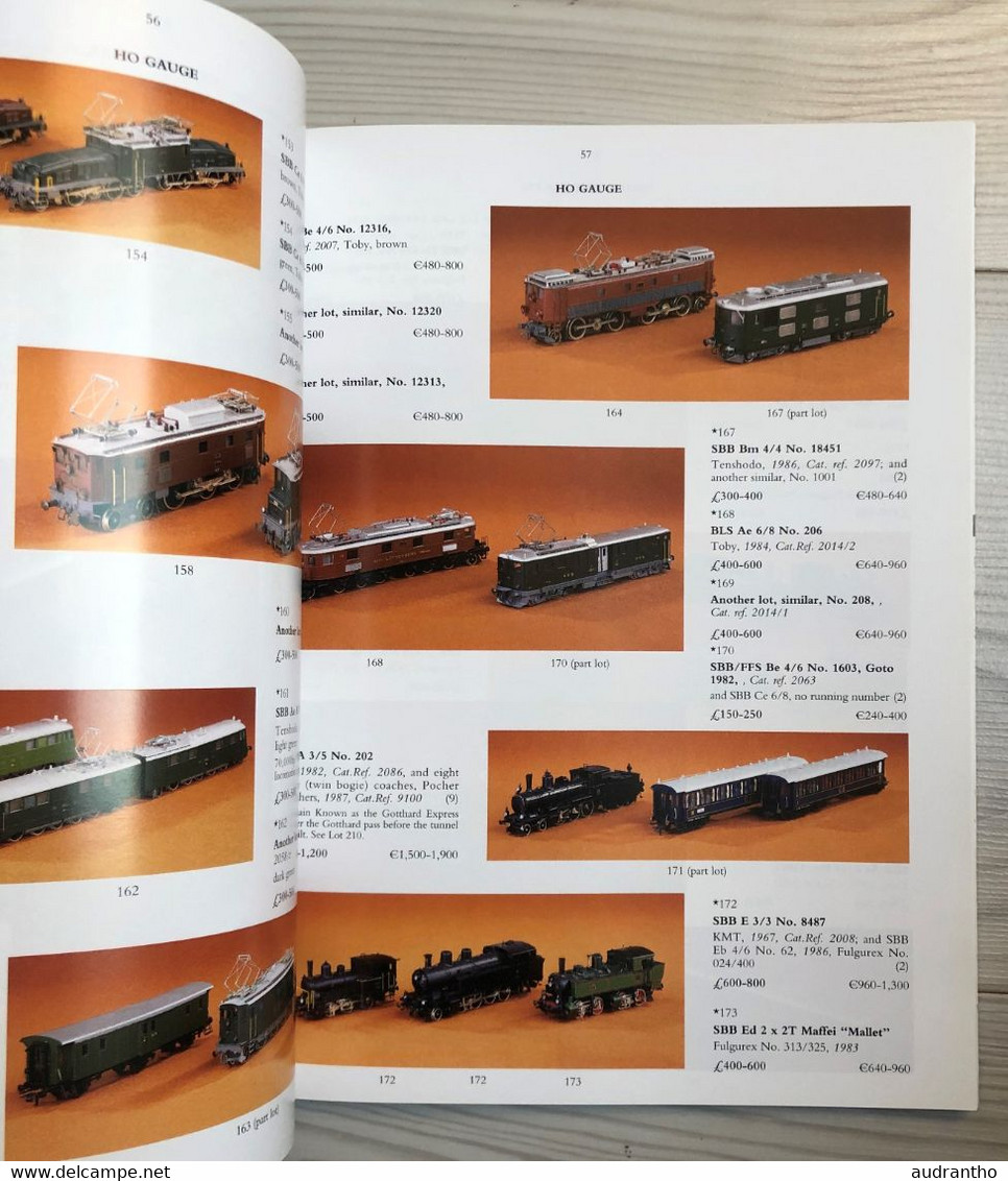 Catalogue Rare CHRISTIES'S South Kensington - The Fulgurex Archive Collection - 2000 - Trains électriques Railway - Anglais