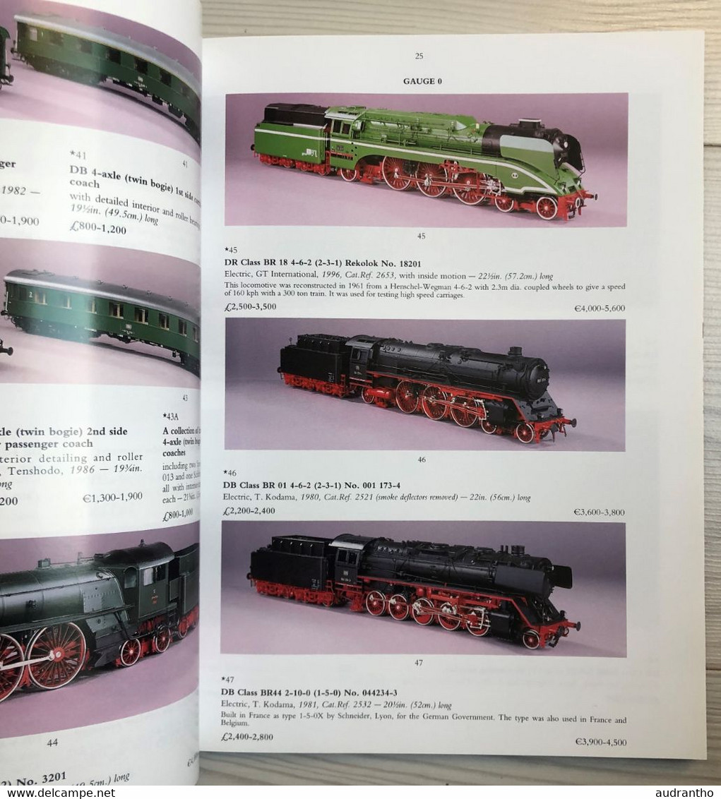 Catalogue Rare CHRISTIES'S South Kensington - The Fulgurex Archive Collection - 2000 - Trains électriques Railway - Englisch