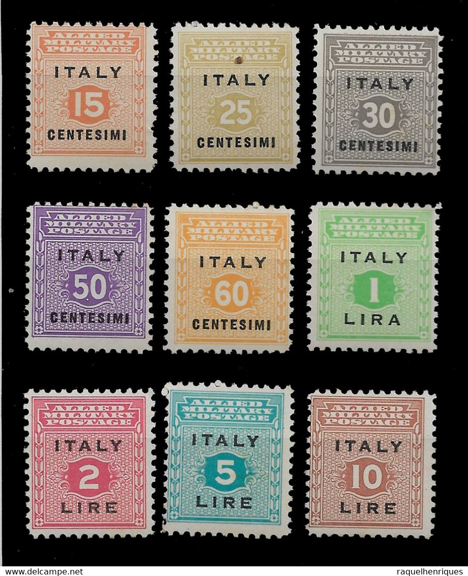 ITALY STAMPS - AMG Sicily - 1943 Allied Military Postage Ovp. SET MNH (BA5#351) - Ocu. Anglo-Americana: Napoles