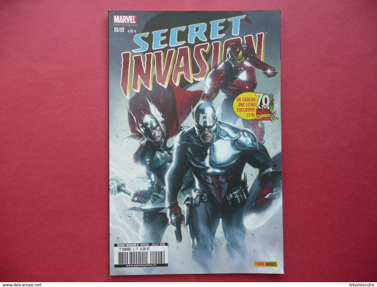 SECRET INVASION N° 6 (/8) JUILLET 2009 MARVEL COMICS PANINI FRANCE - Marvel France