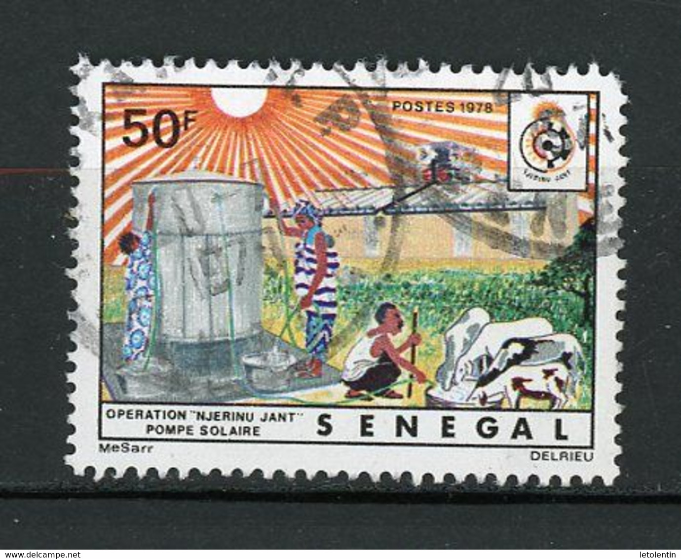 SENEGAL - ENERGIE  - N° Yvert 485 Obli. - Sénégal (1960-...)