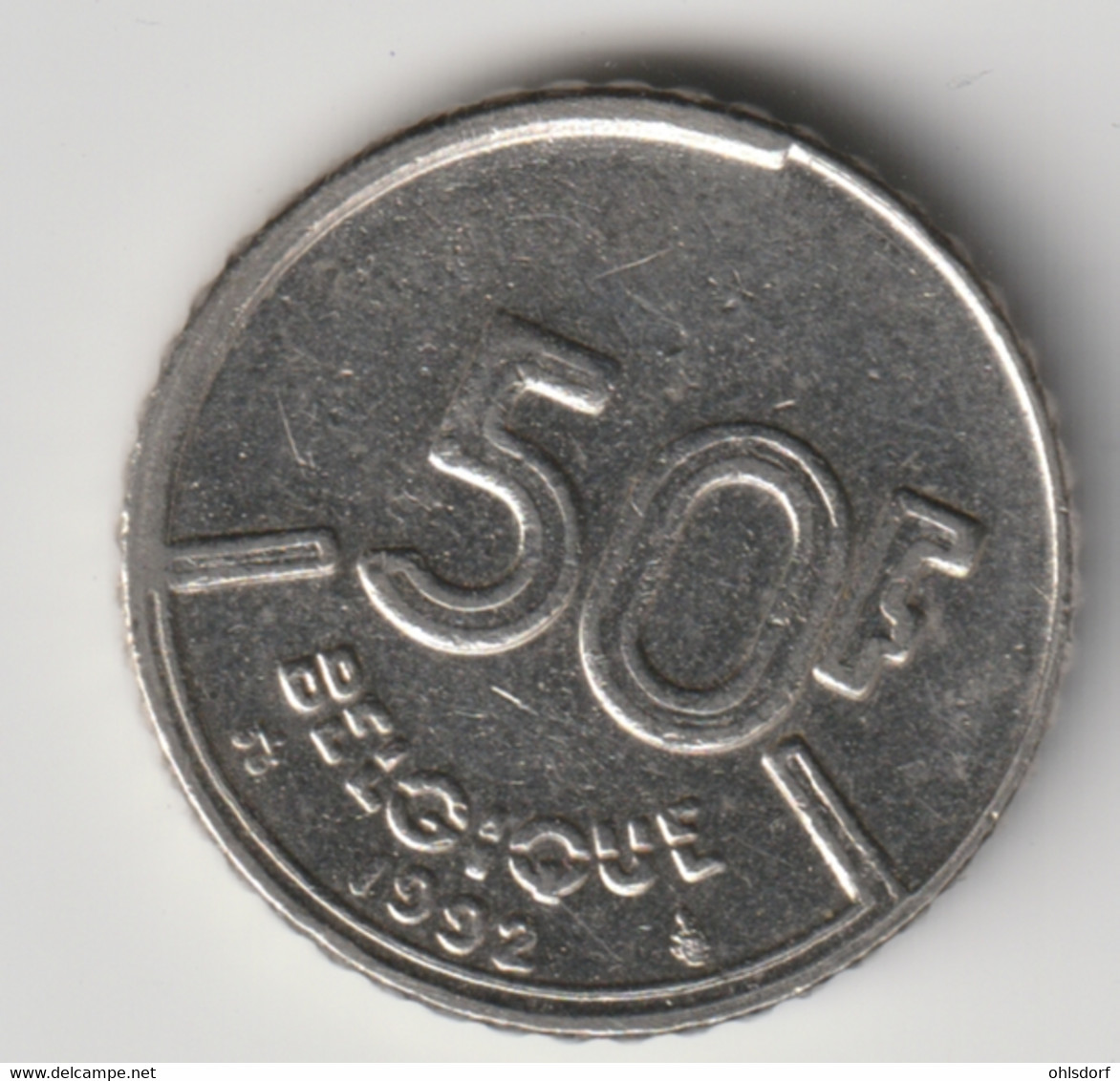 BELGIQUE 1992: 50 Fr., KM 168 - 50 Francs