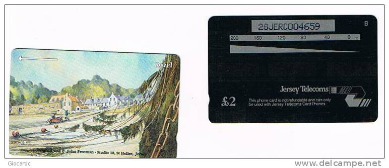 JERSEY TELECOMS (GPT)  - 1994  ROZEL BAY (CODE 28JERC)   - USED °  -  RIF. 4346 - Pittura