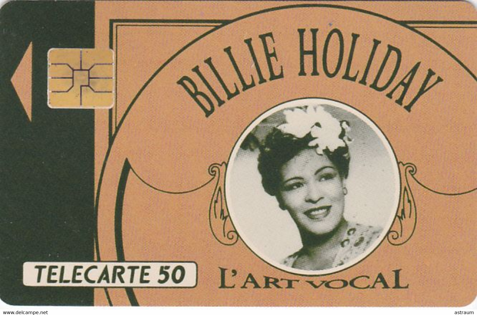 Telecarte Variété - F 191 - Billie Holiday - ( A Pointus ) - Variétés