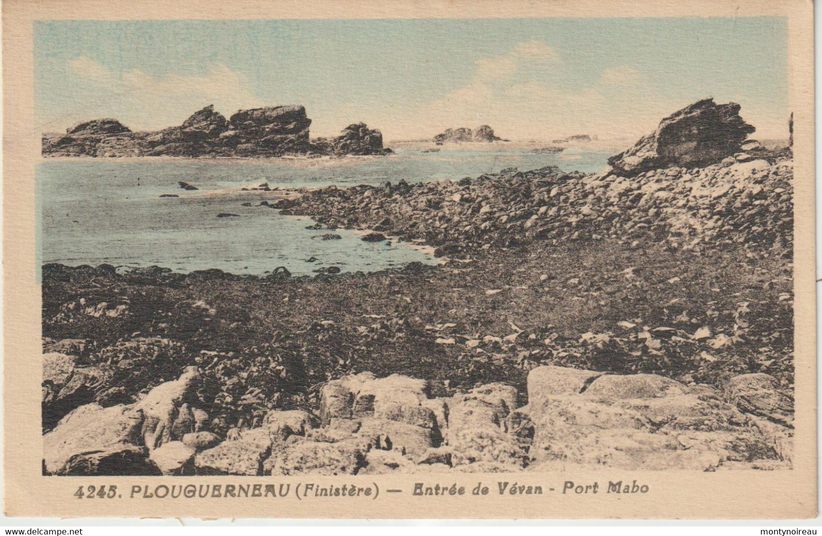 Finistère : PLOUGUERNEAU :  Entrée  De  Vévan ,port  Mabo - Plouguerneau