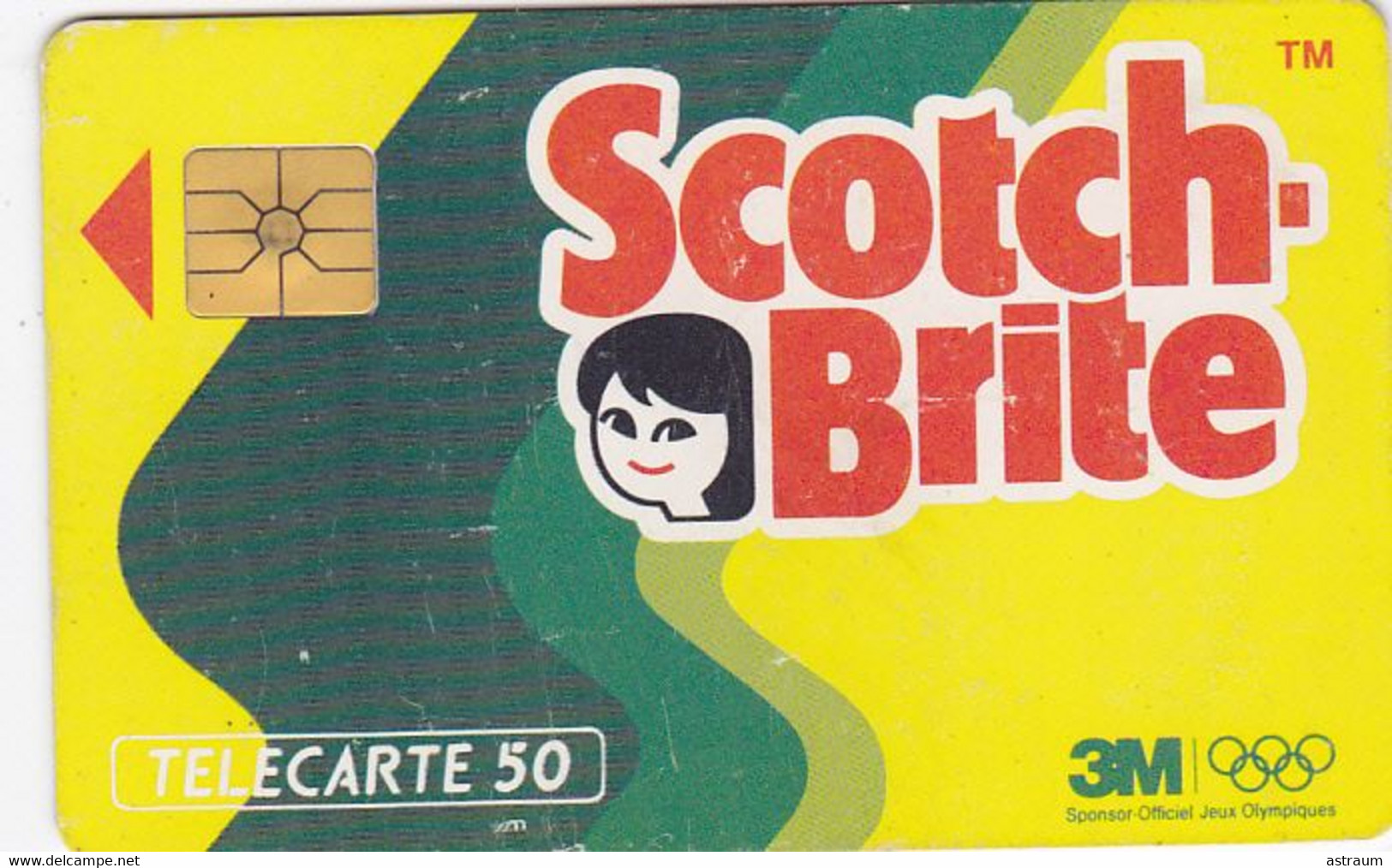 Telecarte Variété - F 225 V8 - Scotch Brite - ( Accent Sur A ) - Variëteiten