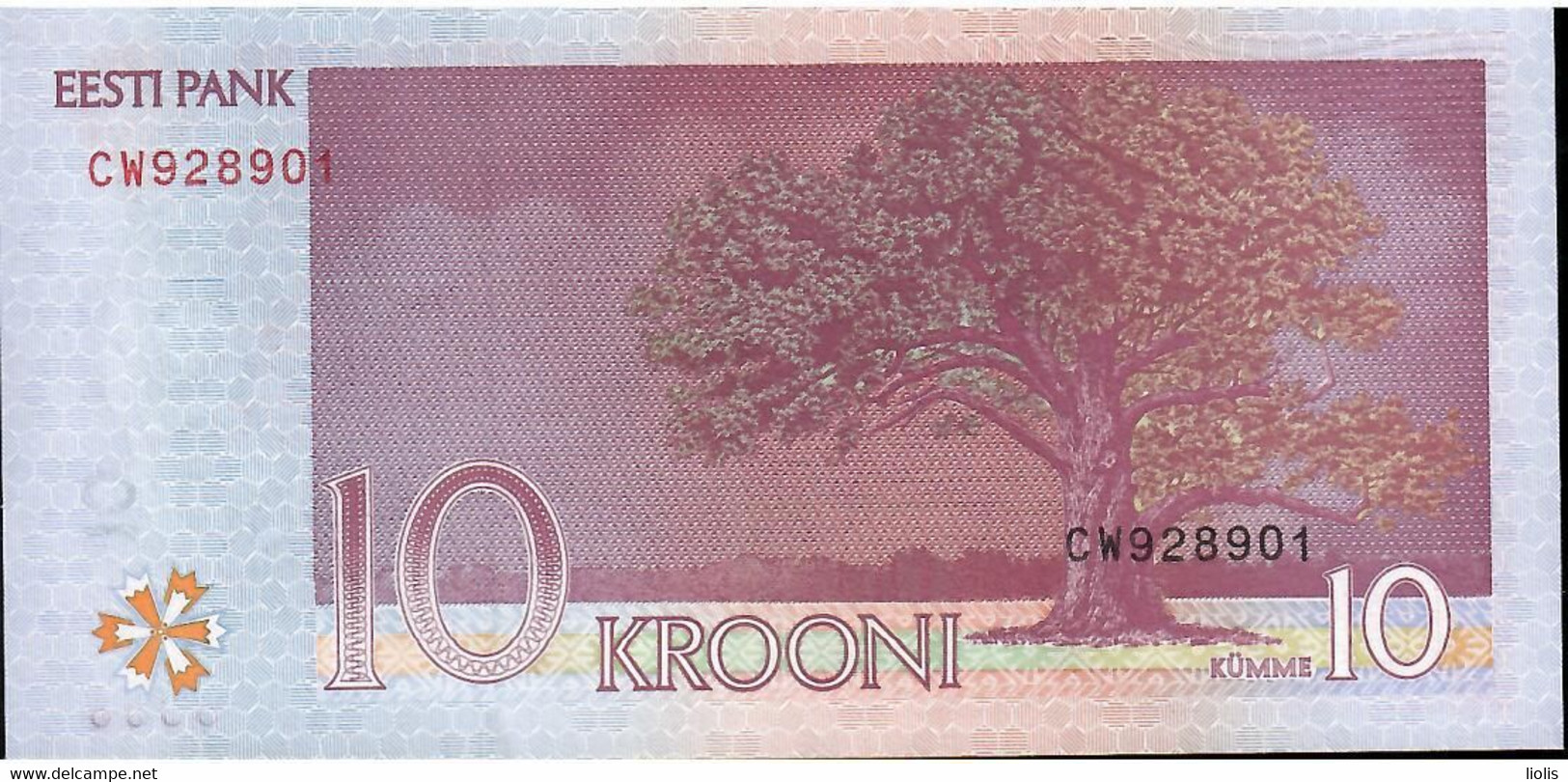 Estonia P-86b 10 Krooni 2007 UNC - Estonie