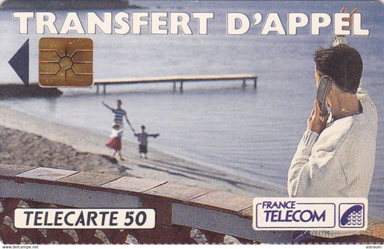 Telecarte Variété - F 275 - Transfert D'appel ( Dentelée En Bas ) - Varietà