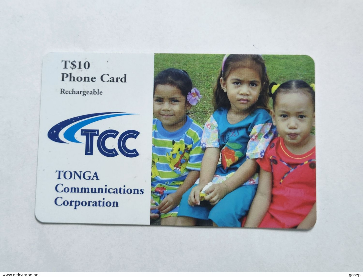 Tonga-(TO-PRE-TTC-0003)-Children 3-(T$10)(4)-(8932-6849-9970)-(40649)-used Card+1card Prepiad Free - Tonga