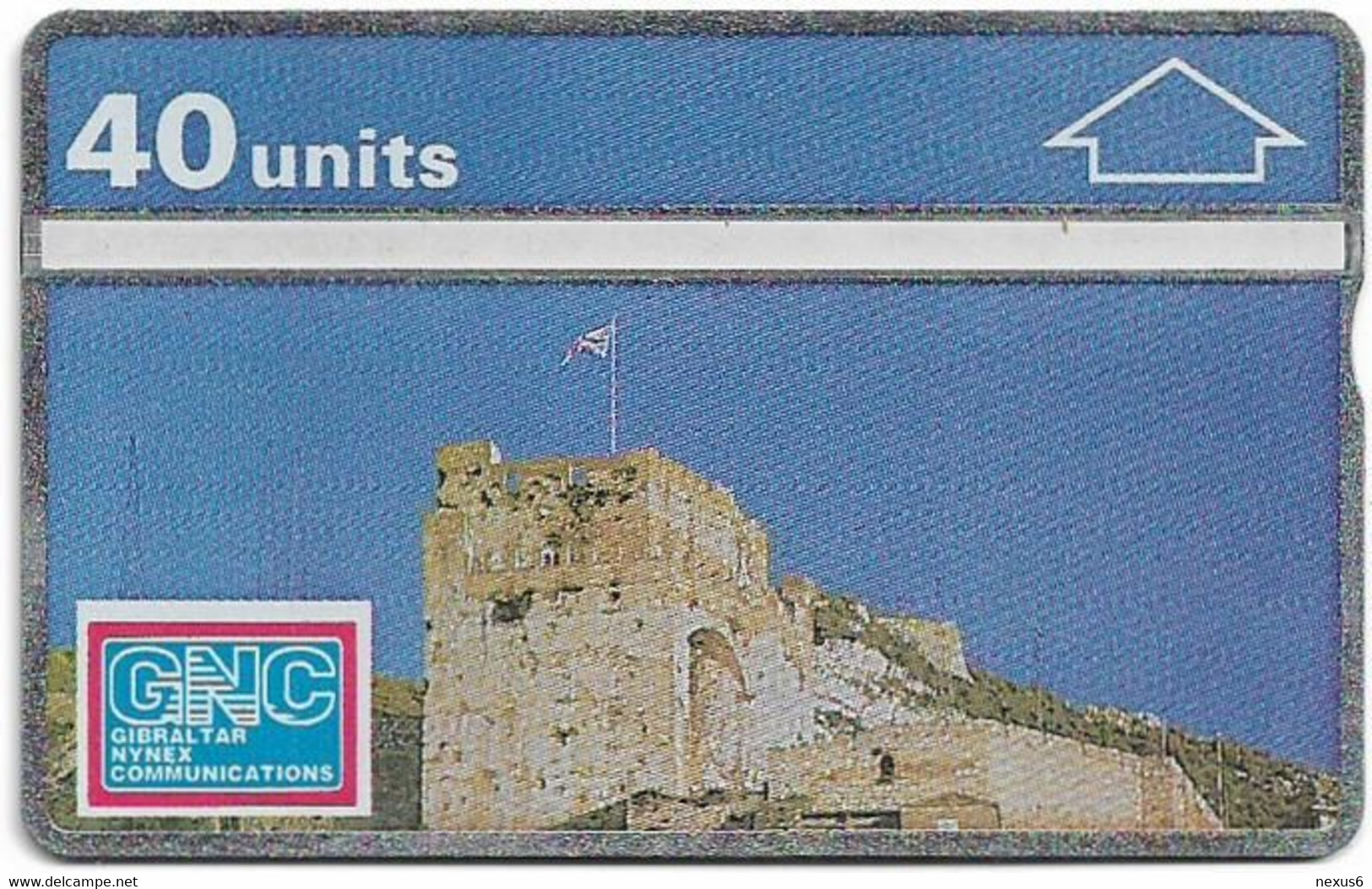 Gibraltar - GNC - L&G - Views Of Gibraltar 1 - Moorish Castle - 101K - 01.1991, 40Units, 5.000ex, Mint - Gibraltar