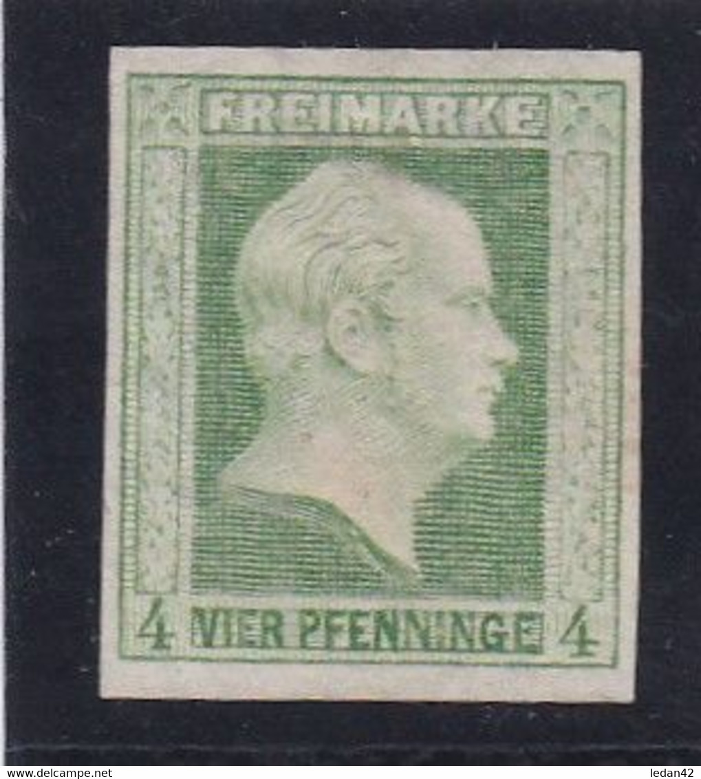 Prusse1850/56 Cat. Yvert N°1 * Neuf Sans Gomme - Nuevos