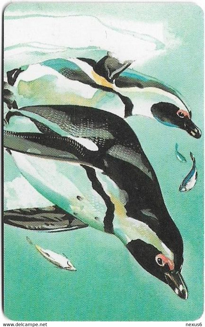 Namibia - Telecom Namibia - Penguins - Penguin #1, Solaic, 10$, 15.000ex, Used - Namibia