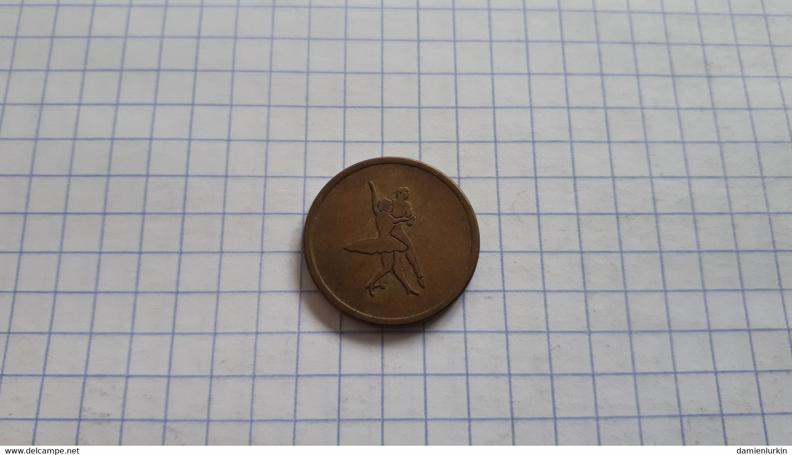 PAYS-BAS JETON UDEN DANSCENTRUM VERHOEVEN 22MM FRAPPE MEDAILLE - Professionnels/De Société