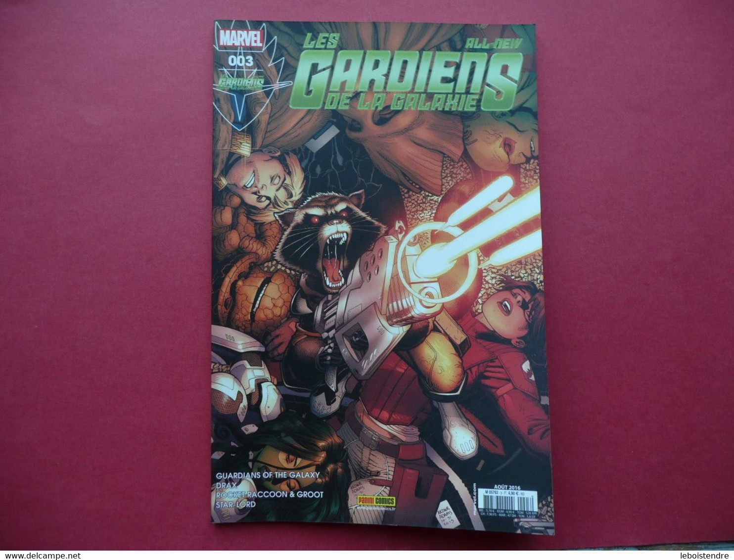 ALL-NEW LES GARDIENS DE LA GALAXIE N° 3 003 AOUT 2016 SEIGNEUR RAKZOON  MARVEL COMICS PANINI FRANCE - Marvel France