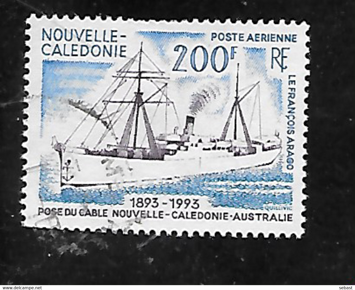 TIMBRE OBLITERE DE NOUVELLE CALEDONIE DE 1993 N° YVERT 306 - Used Stamps