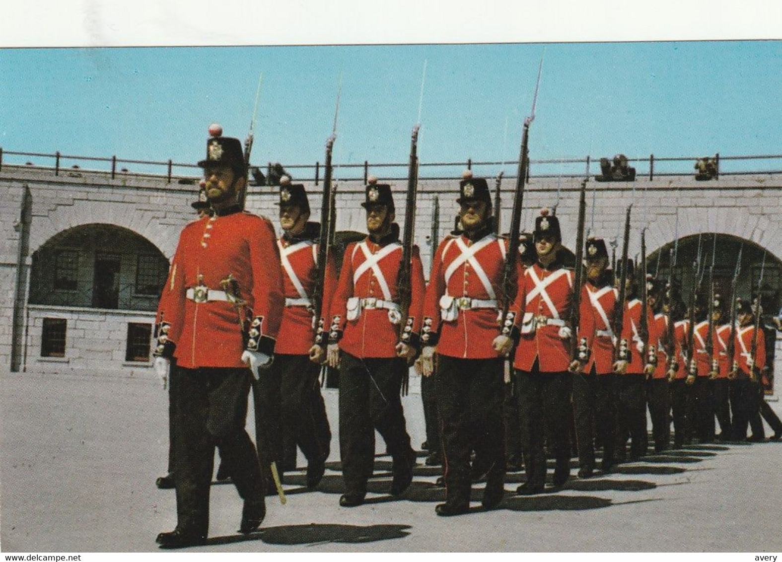 Old Fort Henry, Kingston, Ontario  Drill Squad Of The Fort Henry Guard. - Kingston