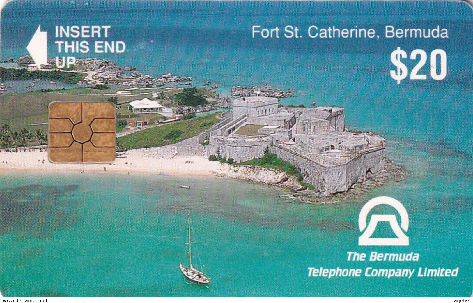 TARJETA DE BERMUDA DE FORT ST. CATHERINE - Bermudas