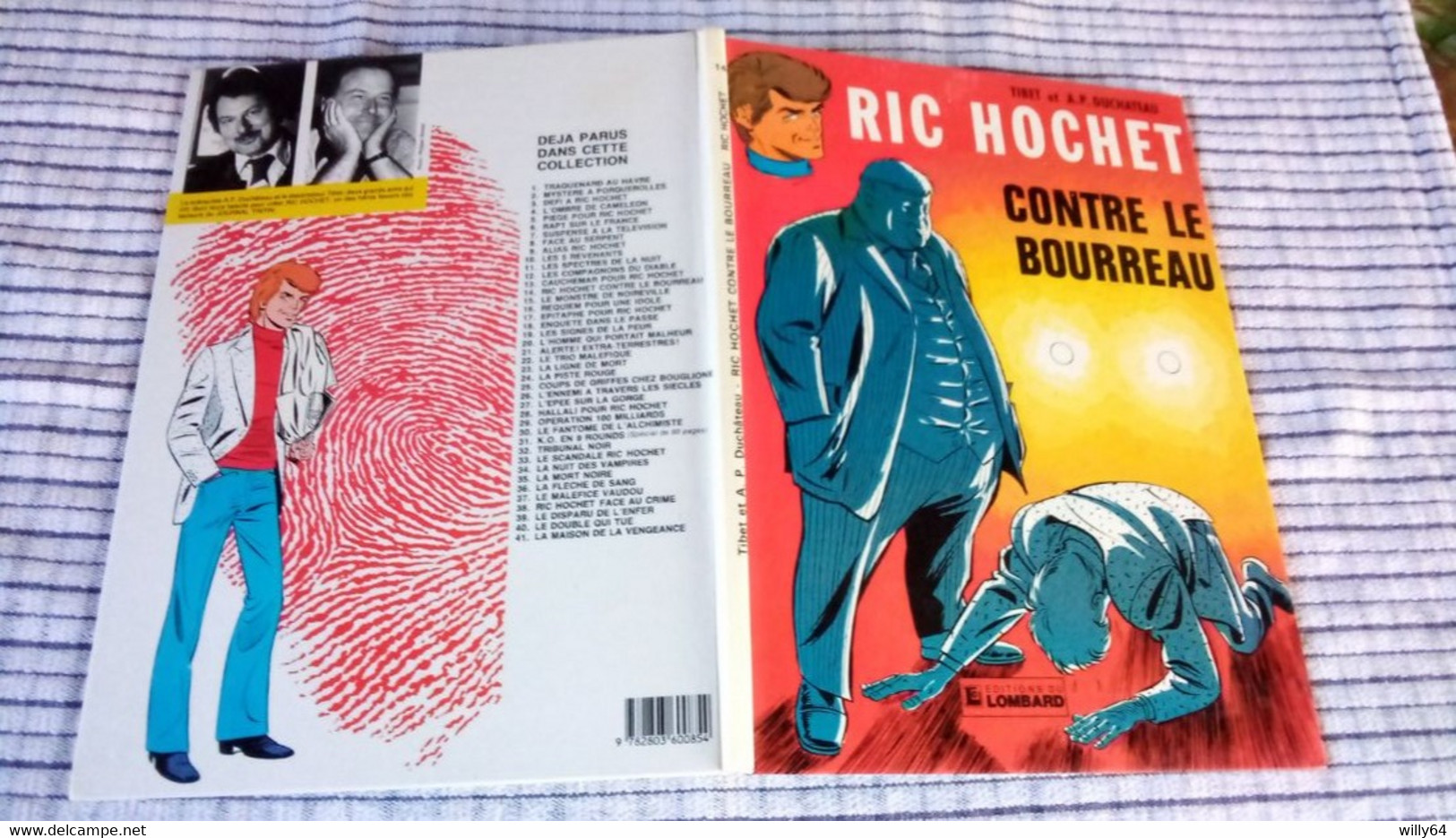 RIC HOCHET   " Contre Le Bourreau  "  1984   T14   Lombard   Comme Neuve - Ric Hochet