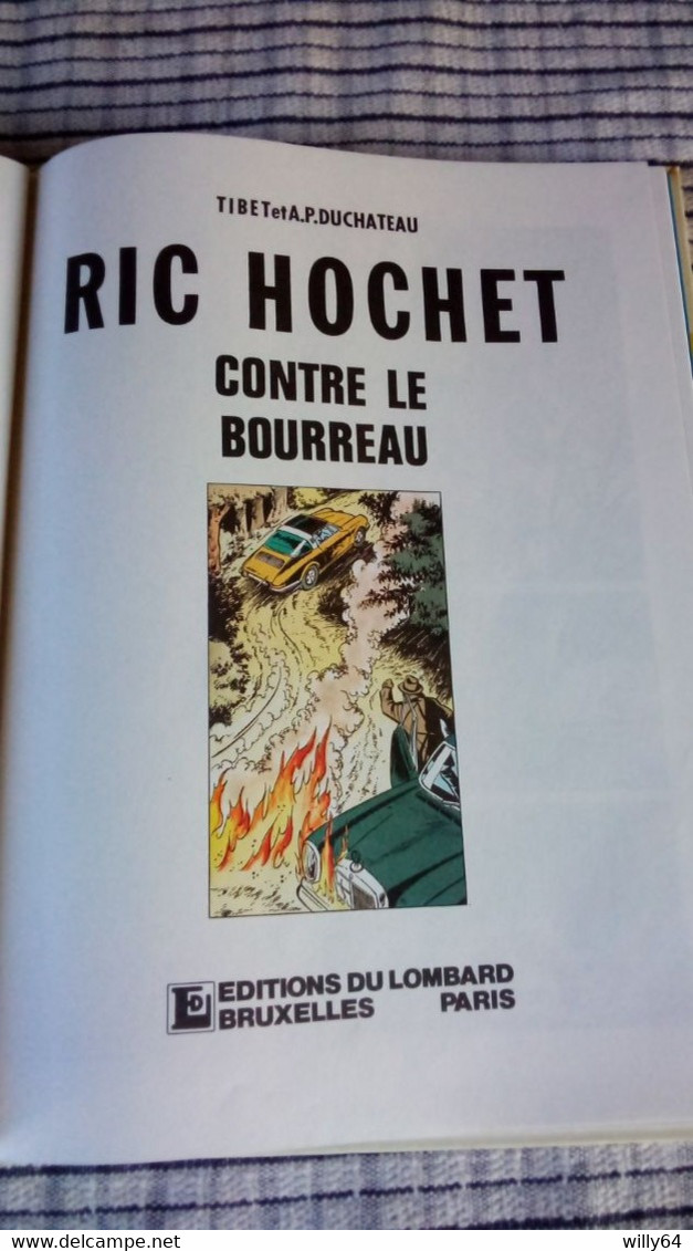 RIC HOCHET   " Contre Le Bourreau  "  1984   T14   Lombard   Comme Neuve - Ric Hochet