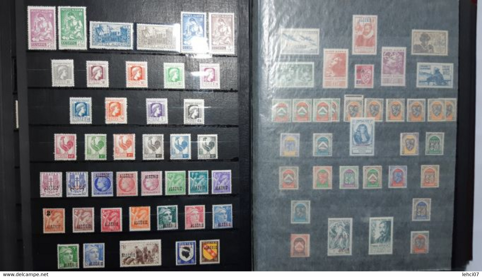 ALGÉRIE Exceptionnelle collection ancienne colonie 580 timbres neufs