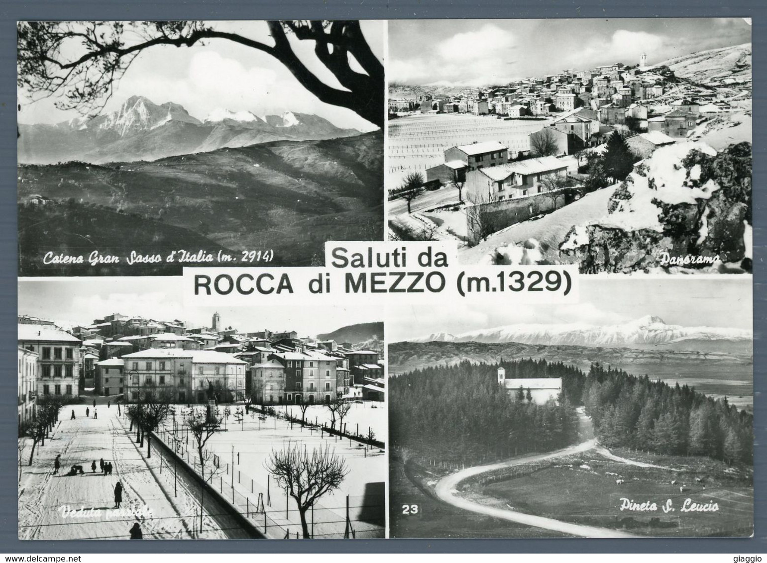 °°° Cartolina - Saluti Da Rocca Di Mezzo Vedute Scritta °°° - Avezzano