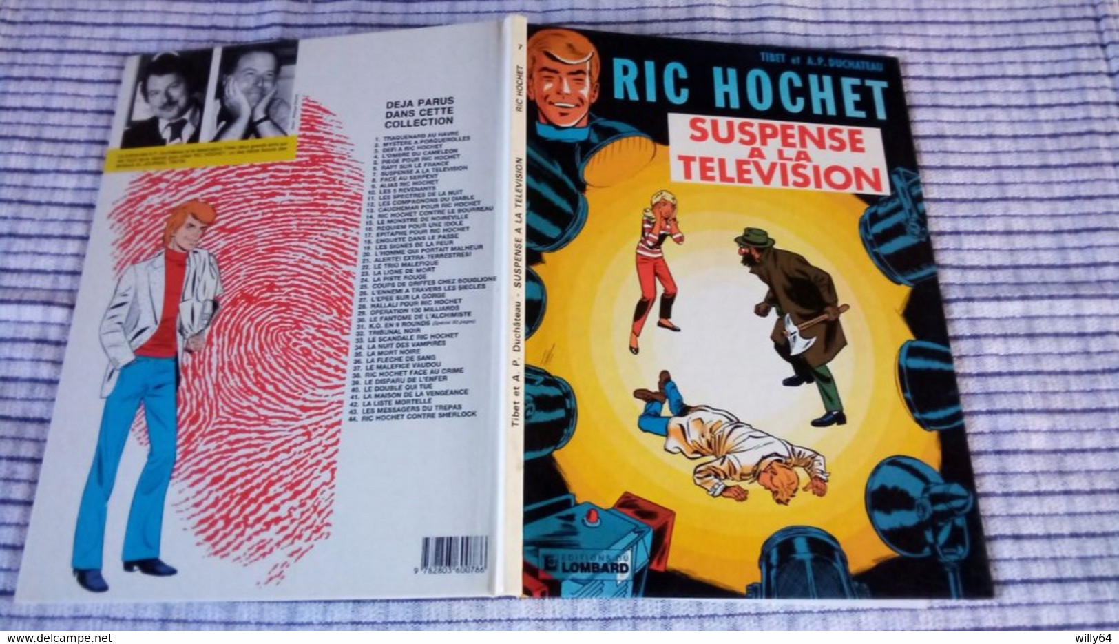 RIC HOCHET   " Suspense à La Télévision  "  1988   T7   Lombard   Comme Neuve - Ric Hochet