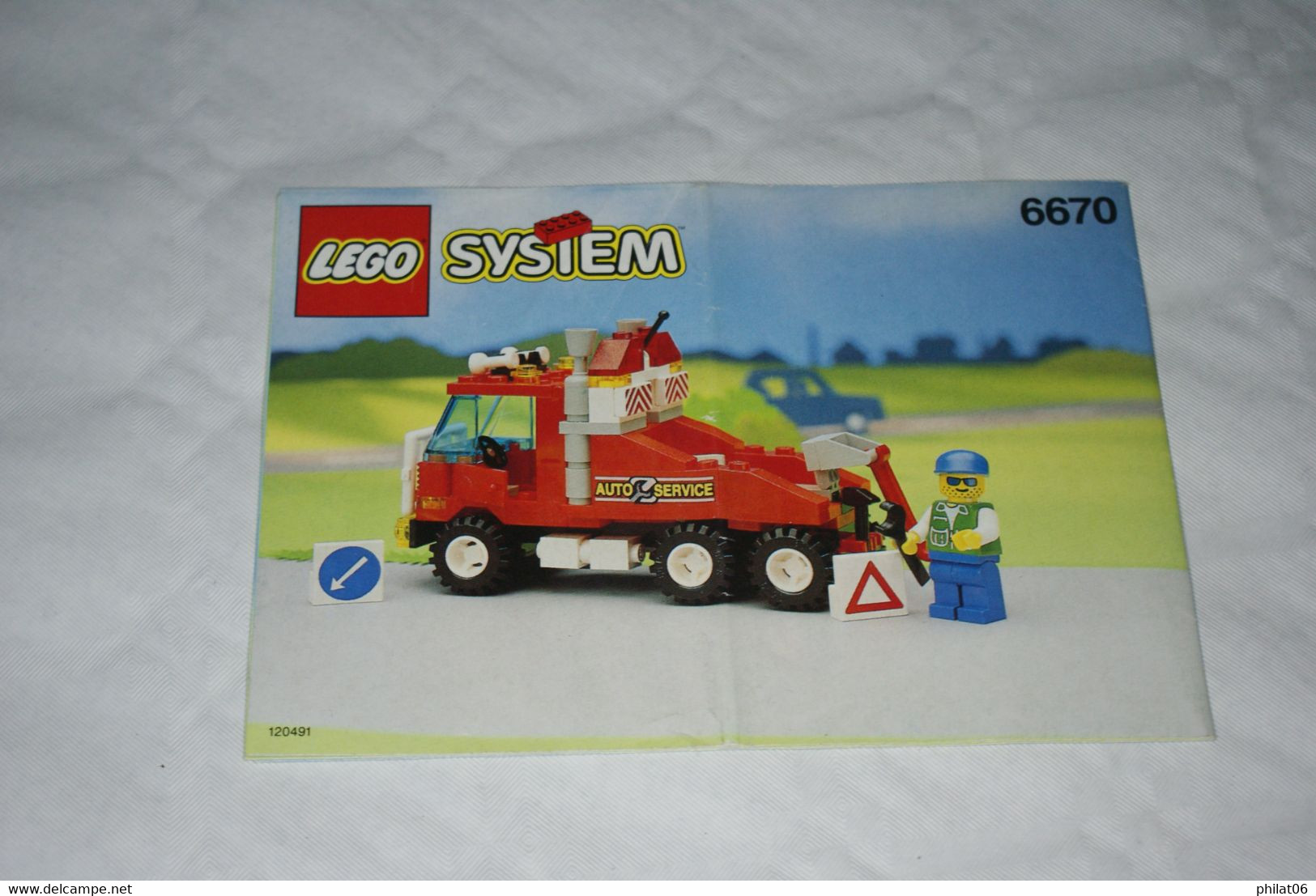 Camion De Secours 6670 (année 1993) Complet Avec Notice Sans Boite - Lego System