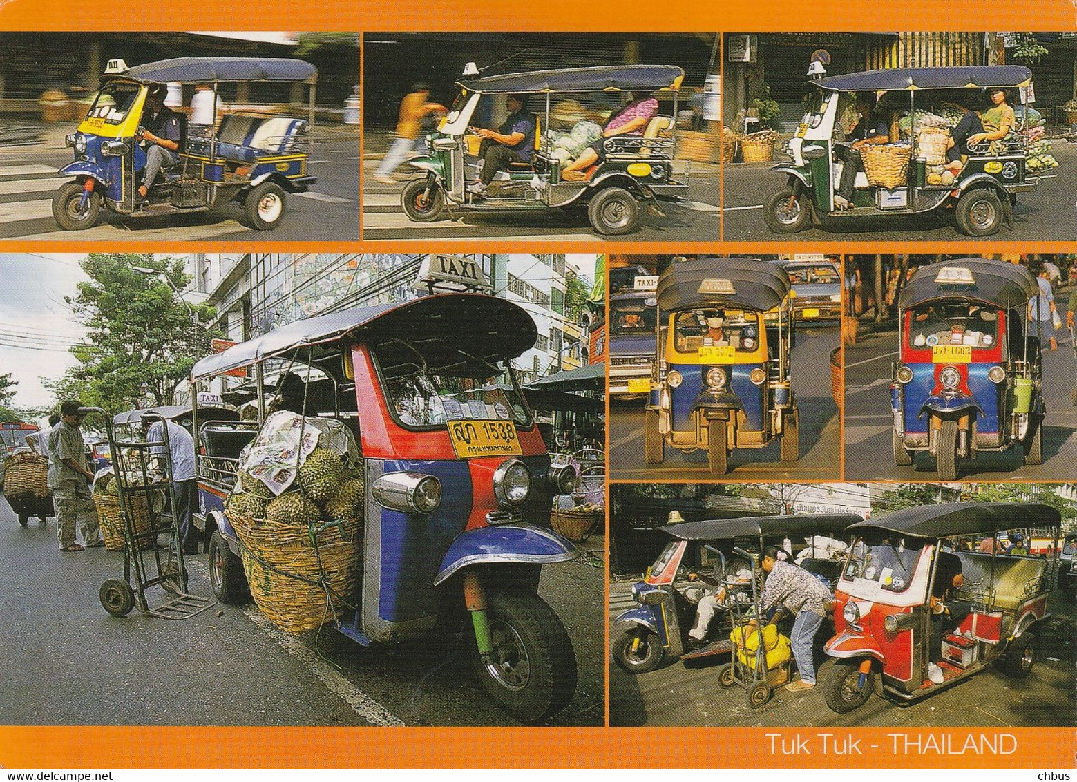 Thailand, Tuk-Tuk - Taxis & Fiacres