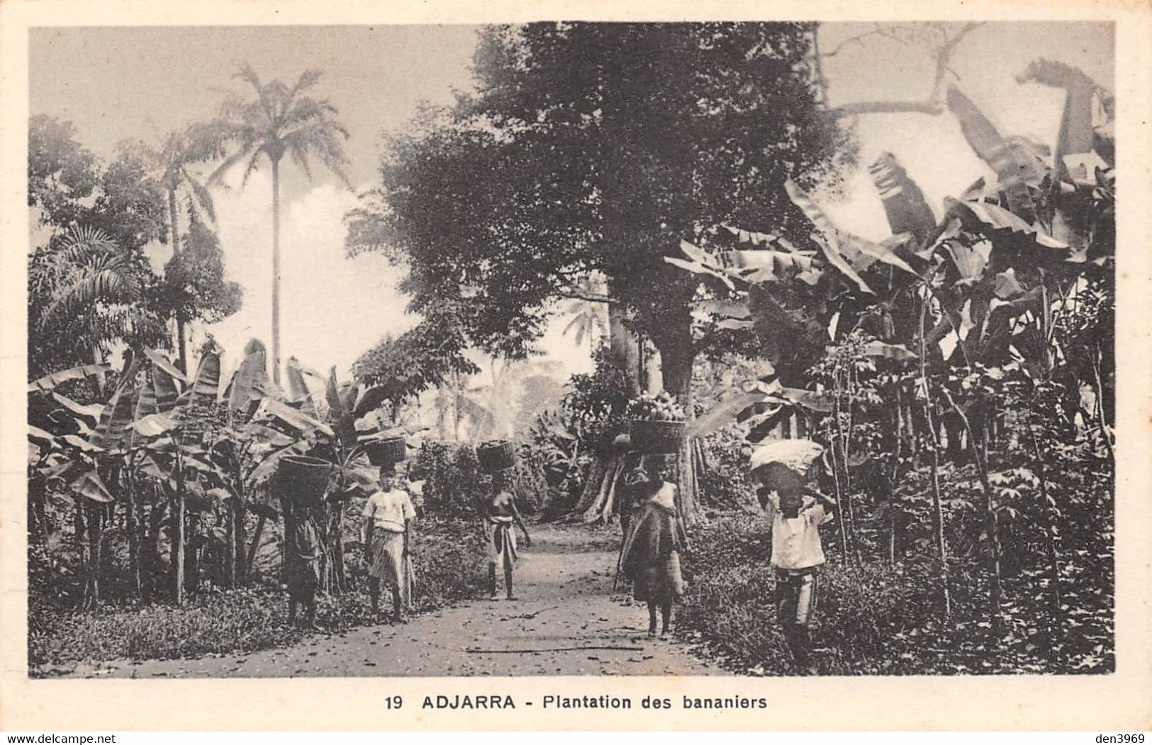 Afrique - BENIN - Adjarra - Plantation Des Bananiers - Ecrite En 1938 (voir Les 2 Scans) - Benin