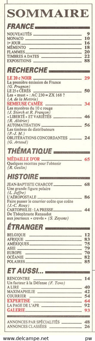 REVUE LE MONDE DES PHILATELISTES N° 400 De Septembre 1986 - Französisch (ab 1941)