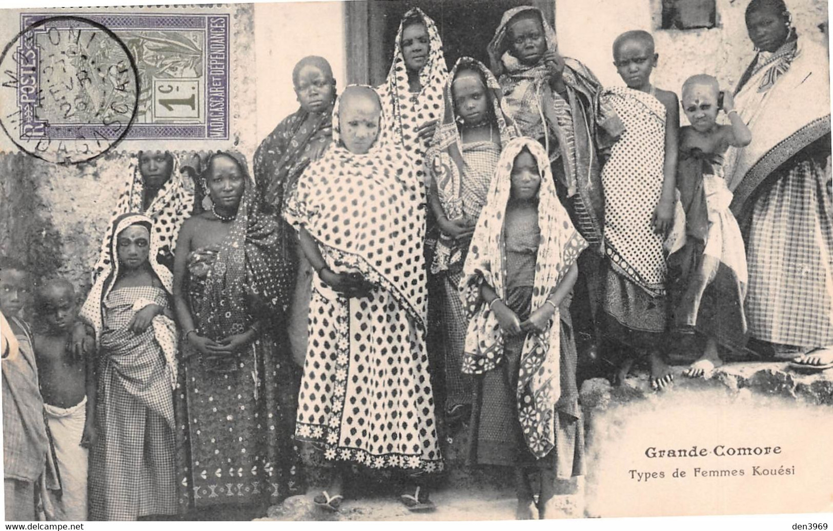 Afrique - COMORES - Grande Comore - Types De Femmes Kouési - Voyagé 1926 - Komoren