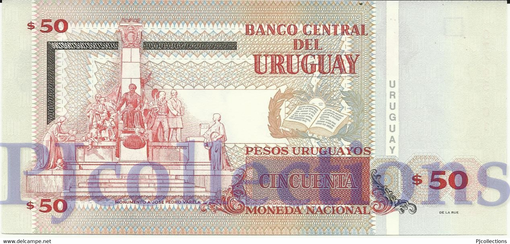 URUGUAY 50 PESOS URUGUAYOS 2011 PICK 87b UNC - Uruguay