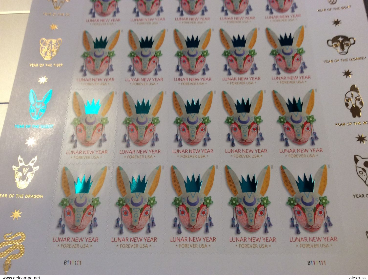 2023 Lunar New Year Series: Year Of The Rabbit, Sheet Of 20, 63c, Scott # 5744, VF MNH** - Unused Stamps