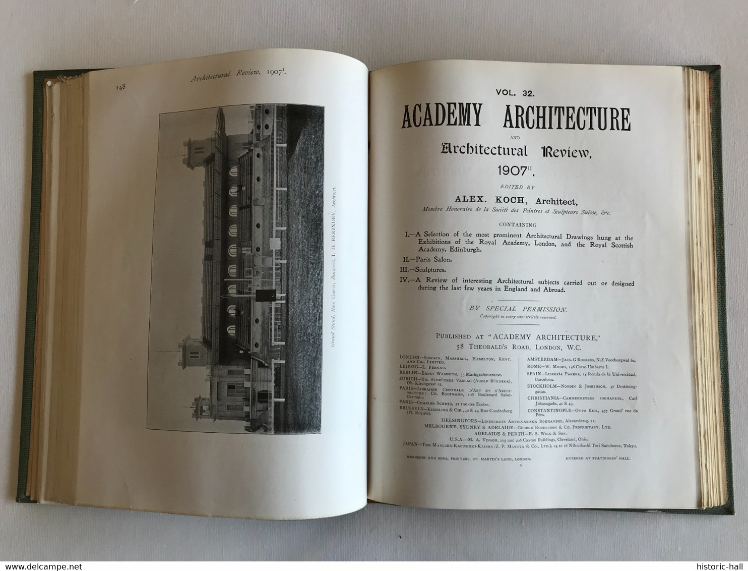 ACADEMY ARCHITECTURE & Architectural Review - vol 31 & 32 - 1907 - Alexander KOCH