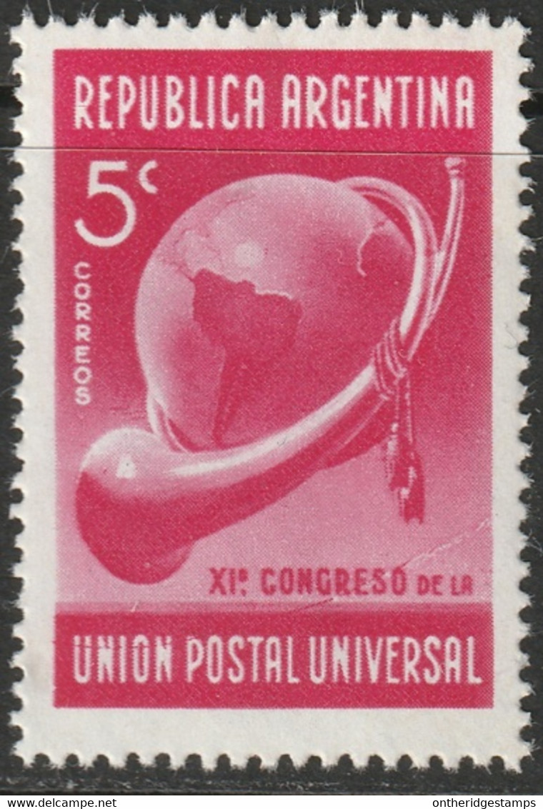 Argentina 1939 Sc 459 Var  MNH** With "cracked Line" Variety - Neufs