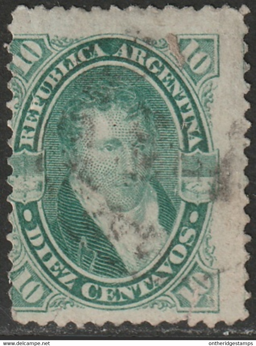 Argentina 1867 Sc 18A  Used - Used Stamps