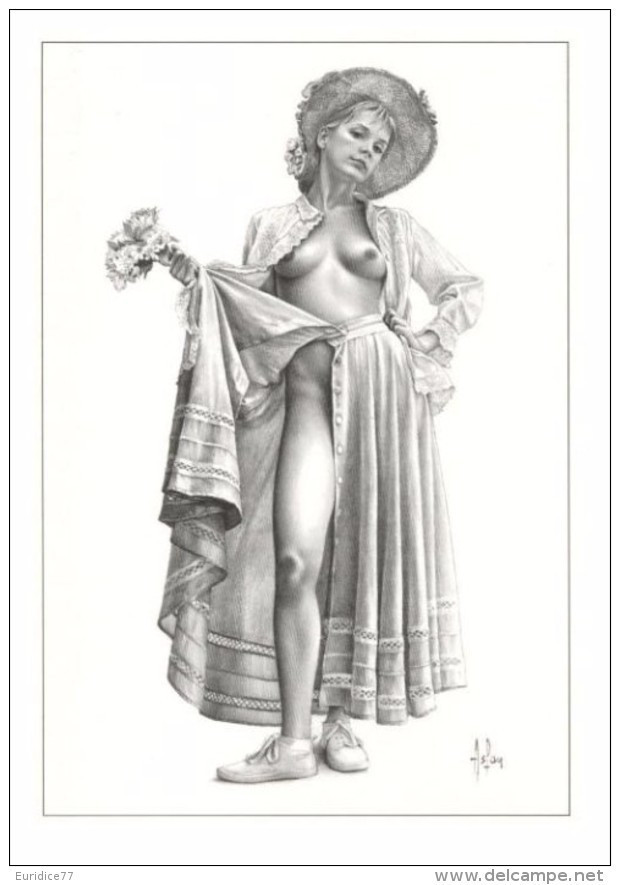 Aslan - Carte Postale érotique - Sexy Nude Nº 10 Marina, Limited Edition - Size: 15x10 Cm. Aprox. - Aslan
