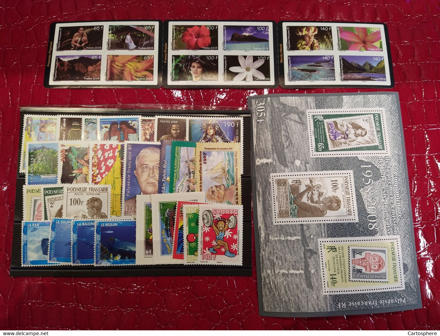 POLYNESIE ANNEE COMPLETE 2008 NEUVE LUXE - MNH - FACIALE 40,23 EUROS - Komplette Jahrgänge