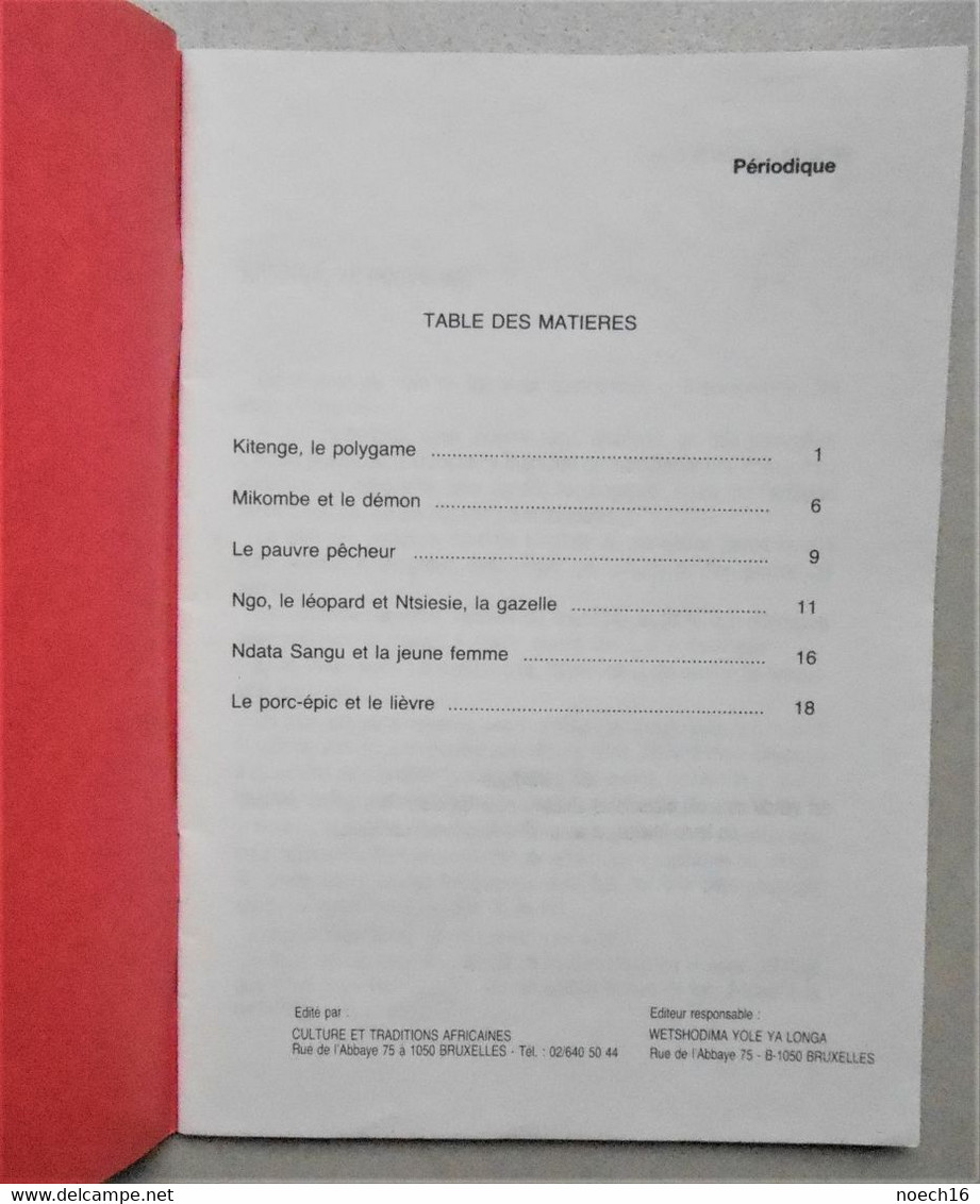 Revue Périodique - Culture Et Traditions Africaines - Les Secrets De L'Afrique Noire - Andere & Zonder Classificatie