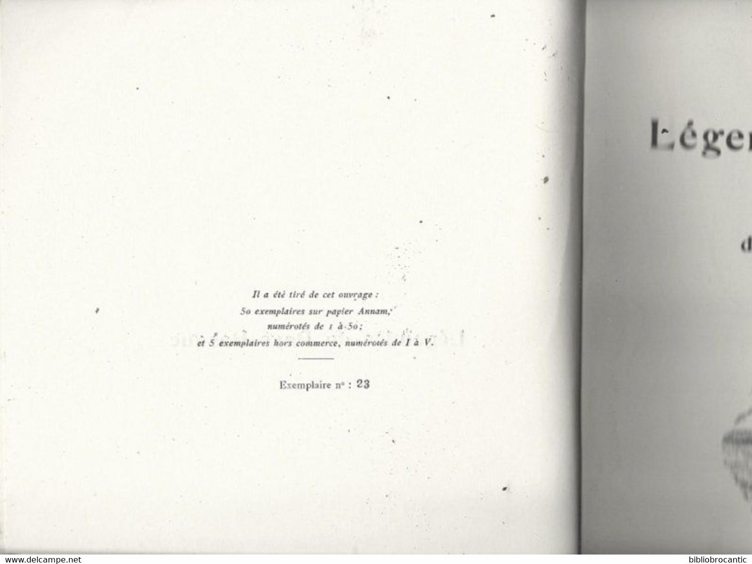 *Légendes Du Pays Basque D'après La Tradition*E.O.1931/ex.n°23(Texte Français Et Basque) Par Jean Barbier - Pays Basque