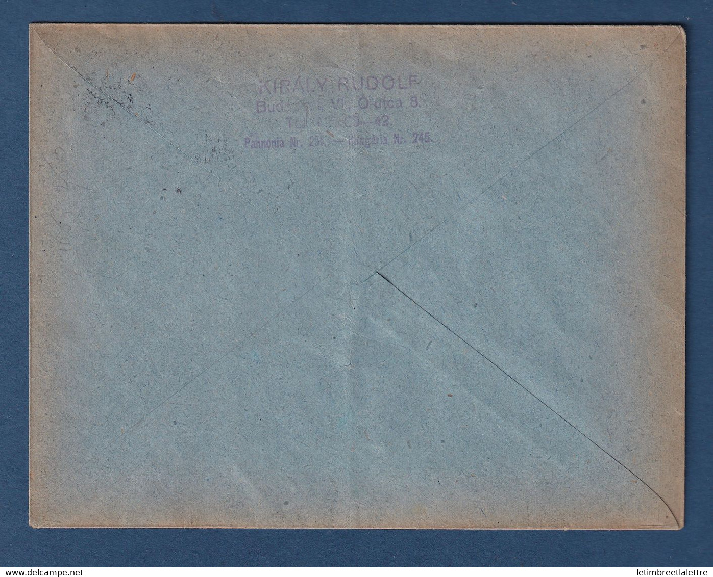 ⭐ Hongrie - Poste Aérienne YT N° 5 - Budapest Szombathely - Le 7 Novembre 1920 ⭐ - Cartas & Documentos