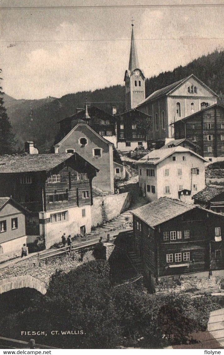 Fiesch - Wallis - Vue Sur Le Village - Suisse Switzerland - Fiesch