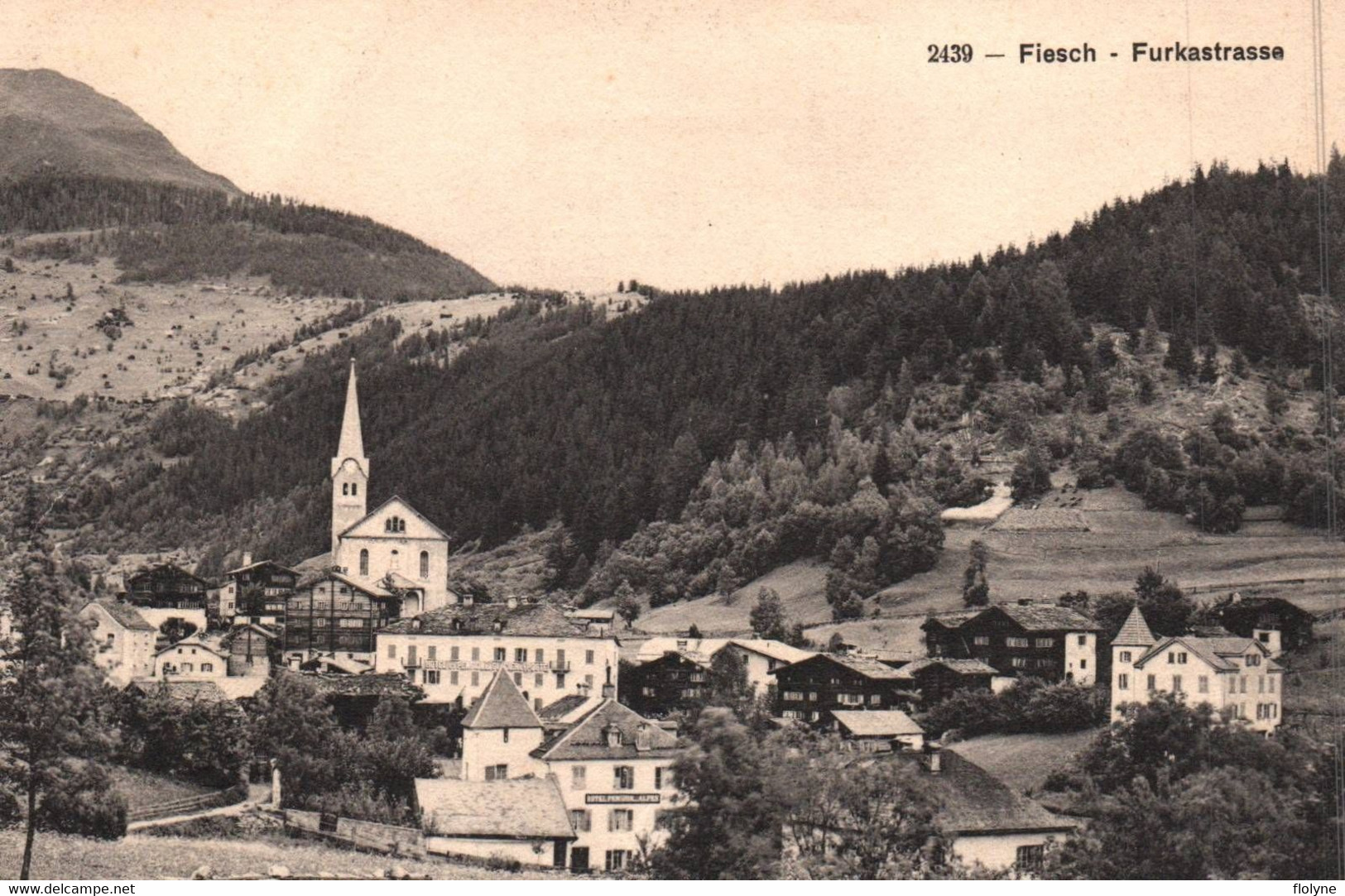 Fiesch - Furkastrasse - Panorama Du Village - Suisse Switzerland - Fiesch