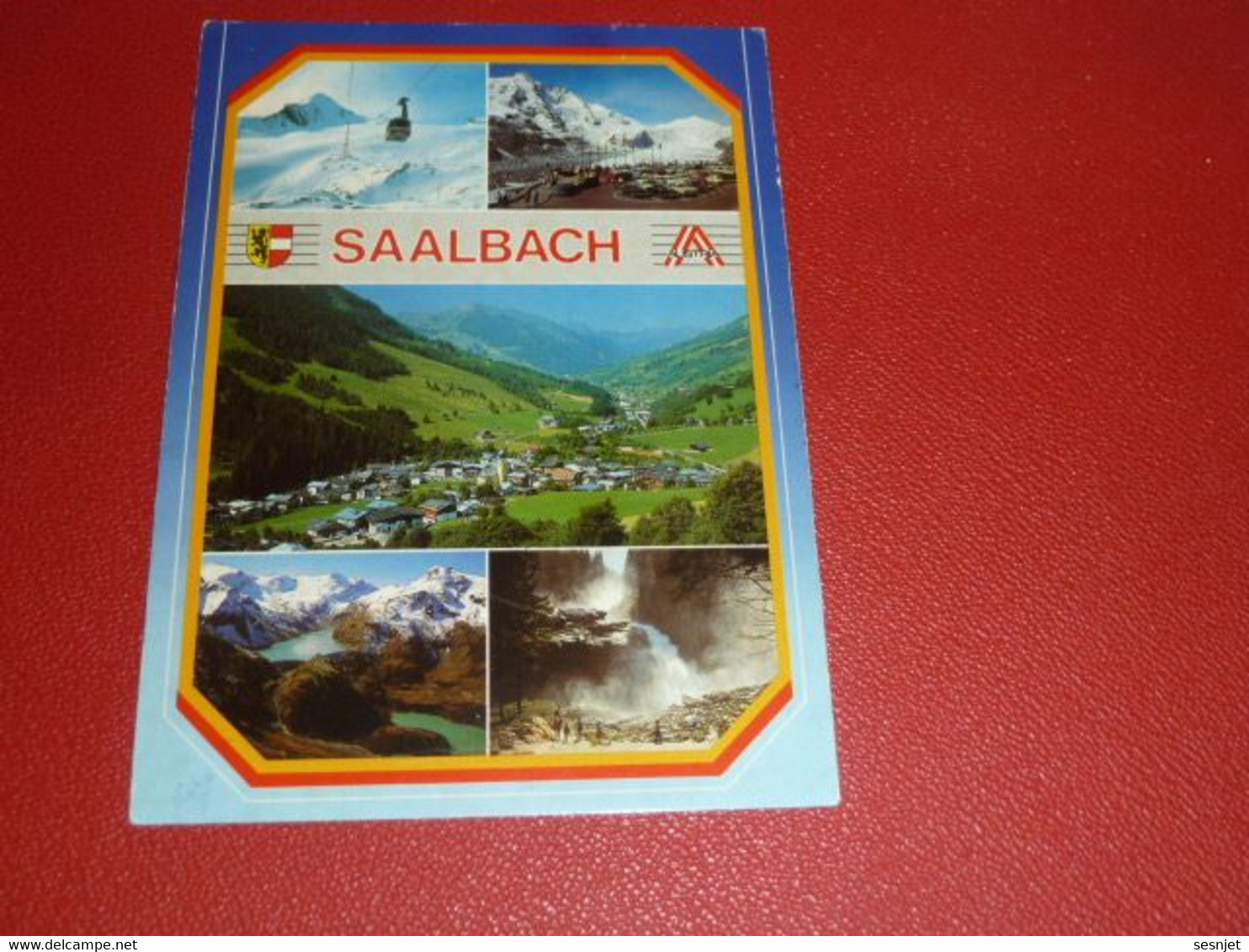 Höhenluftkurort Saalbach - Multi-vues - Oc 718 - Editions K. Hühne - Année 1987 - - Saalbach