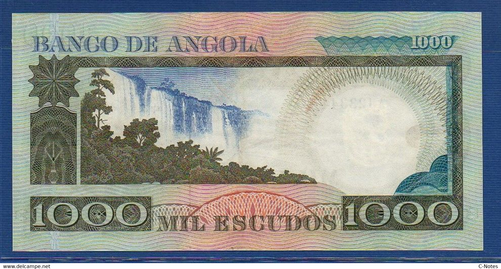 ANGOLA - P.108 – 1.000 1000 Kwanzas 1973 AUNC, Prefix AJ 23344 - Angola