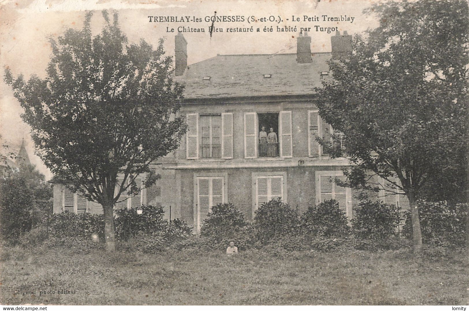 93 Tremblay Les Gonesses Gonesse CPA Le Petit Tremblay Le Chateau Bleu Restauré A été Habité Par Turgot - Tremblay En France