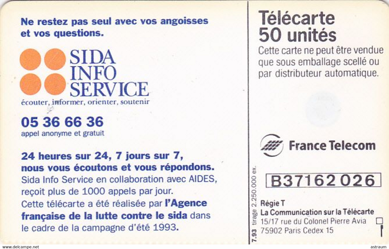 Telecarte Variété - F 385 A  - PRESERVATIFS OUI !  - ( Dentelée En Bas ) - Errors And Oddities