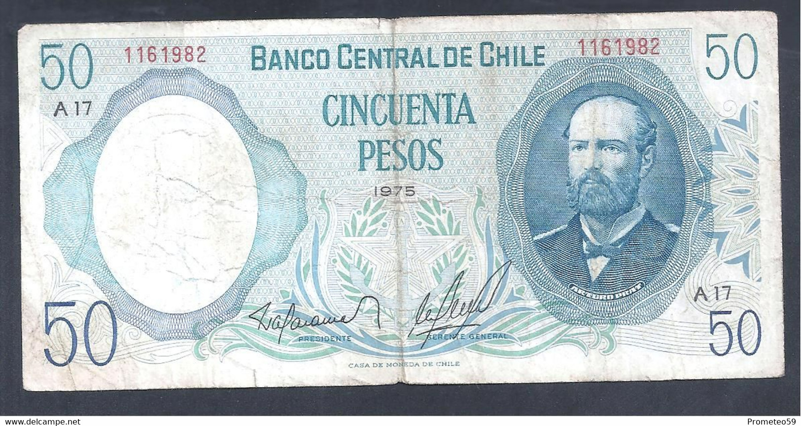 Chile – Billete Banknote De 50 Pesos – Año 1975/81 - Chili